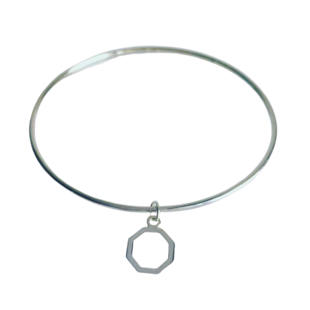 Octagon Bangle Bracelet