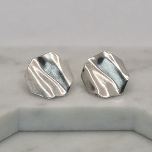 Octagon Twist Earrings-Big