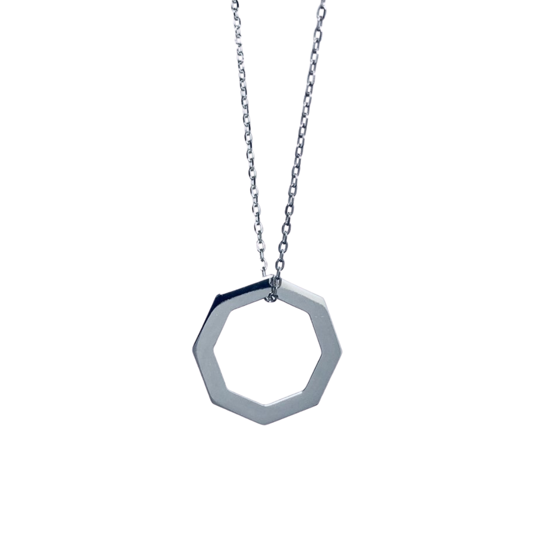 ネックレス・ペンダント VINTAGE HOLLYWOOD Octagon Key Necklace BMH1314 Mixed-Metal Convertible Toggle Coin Necklace | White House