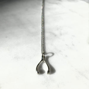 Wishbone necklace