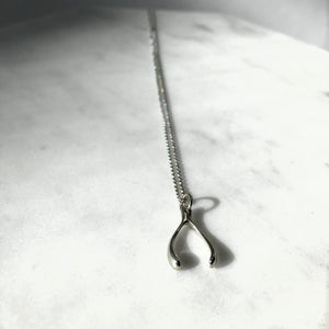 Wishbone necklace